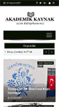Mobile Screenshot of akademikkaynak.com